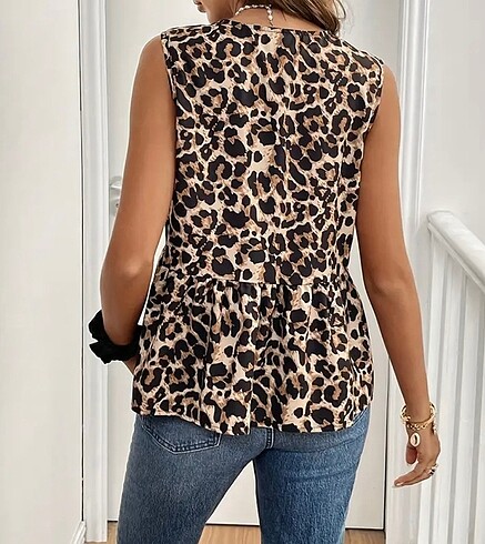 Leopar bluz - Görsel 2