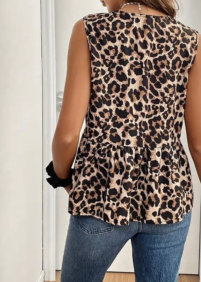 Leopar bluz - Görsel 2
