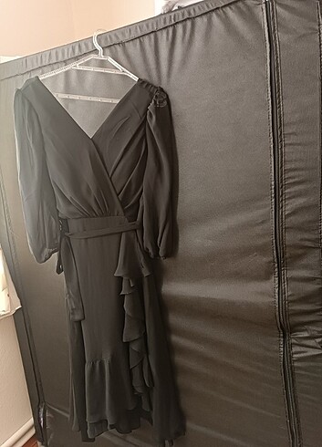 universal Beden siyah Renk Siyah şık kurtarıcı Elbise