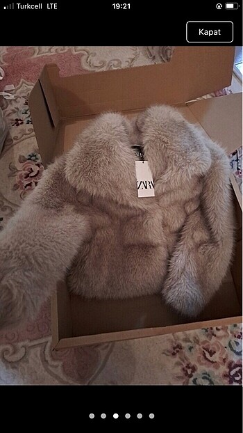 s Beden camel Renk Zara Ekru Kürk