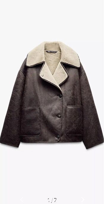 Zara kahve biker ceket