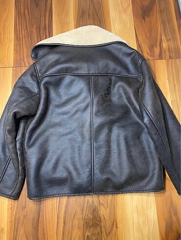 s Beden kahverengi Renk Zara kahve biker ceket