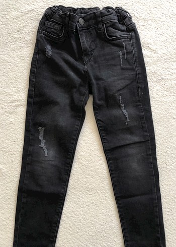 6 Yaş Beden LCW Kids Siyah Erkek Çocuk Denim Pantolon