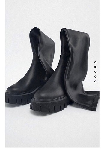 Zara Uzun Deri Bot - Görsel 2