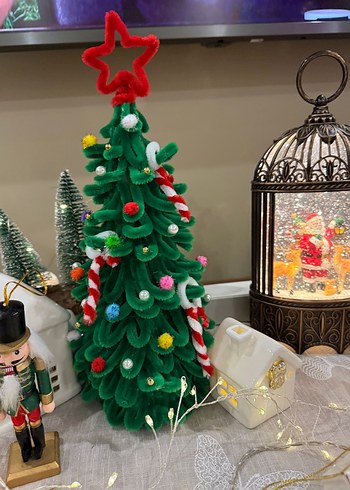 El yapımı Yılbaşı Ağacı Dekoru - Görsel 4