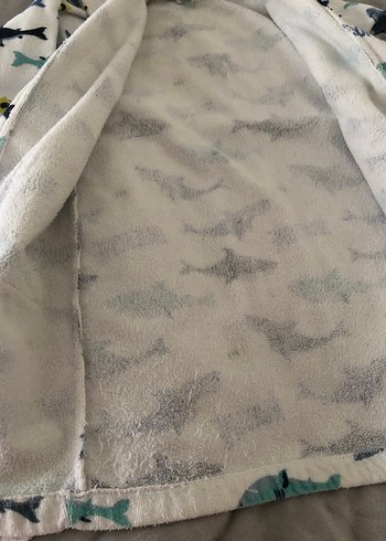 Kapüşonlu Erkek Çocuk Bornoz - Görsel 2