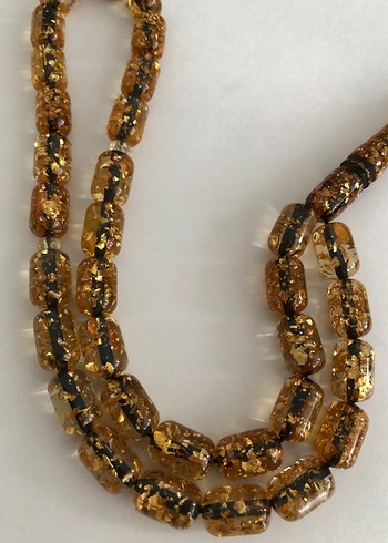 Bohem Tarzı Altın Renk Tesbih - Görsel 2