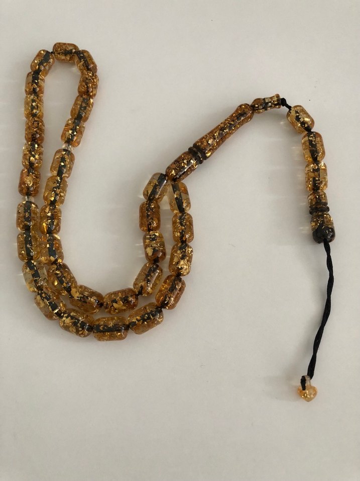 Bohem Tarzı Altın Renk Tesbih - Görsel 3