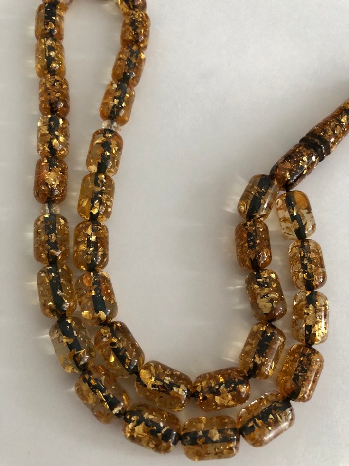 Bohem Tarzı Altın Renk Tesbih - Görsel 2