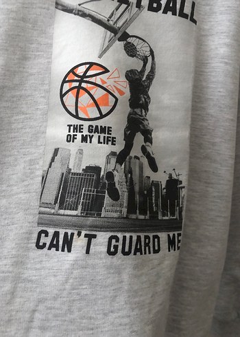 Gri Baskılı Erkek Çocuk Sweatshirt - Görsel 2