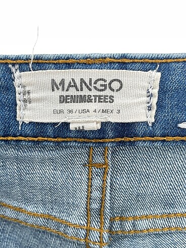 36 Beden mavi Renk Mango Jean / Kot %70 İndirimli.