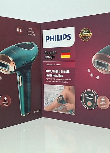 PHILIPS Lazer Epilasyon