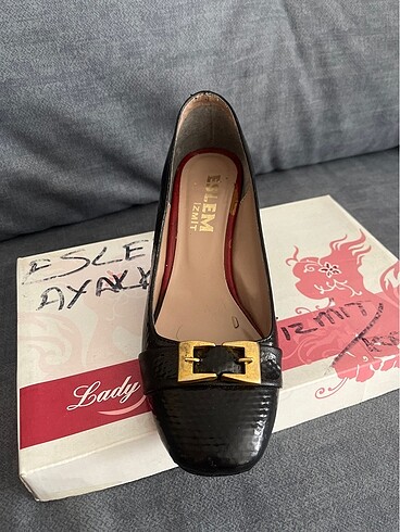 38 Beden 38 numara vintage topuklu ayakkabı