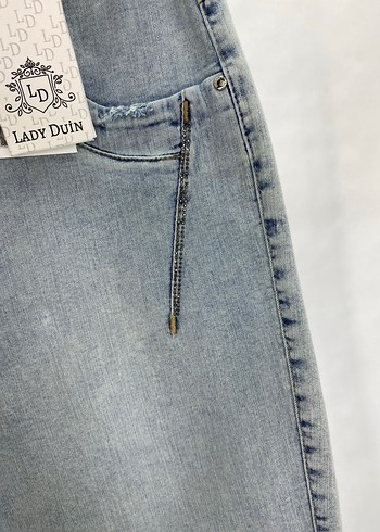 44 Beden mavi Renk 3489-04 jean