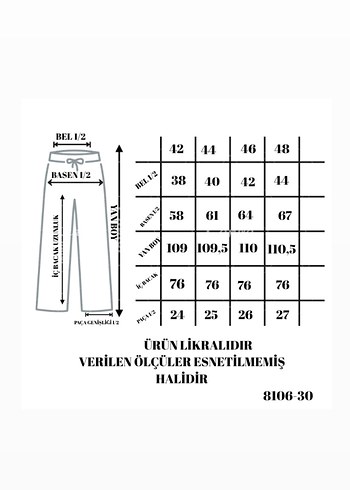 Diğer 8106-30 pantolon
