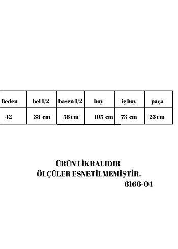 Diğer 8166-04 Lacivert Bağcıklı Kadın Kot Pantolon