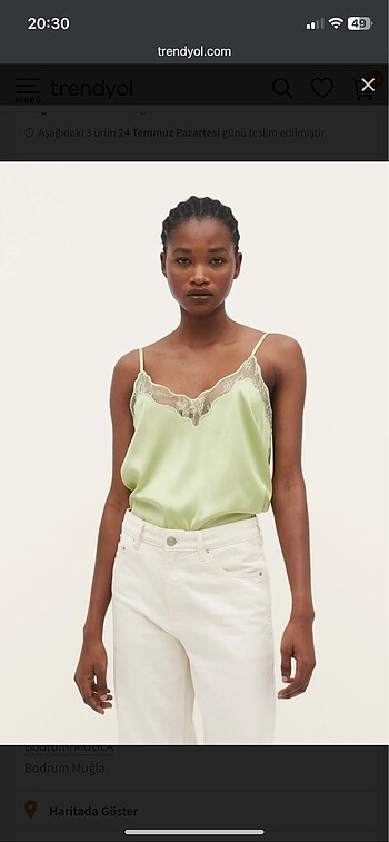 Stradivarius bluz dantelli