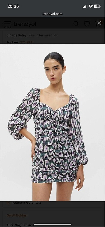 Pull bear kısa elbise