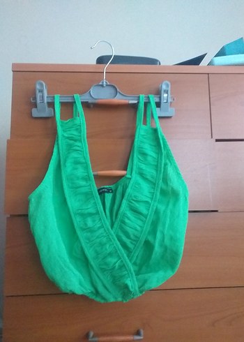 36 Beden yeşil Renk Bluzz