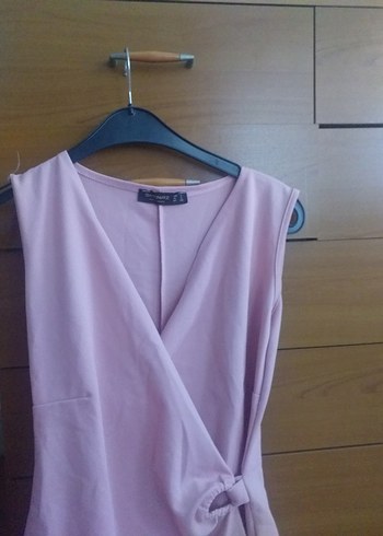 Trendyol & Milla Pembe V Yaka Düğmeli Kadın Bluz