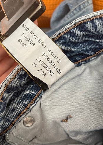 Geniş Kesim Midi Boy Malibu Mavi Denim Kadın Jean - Görsel 5