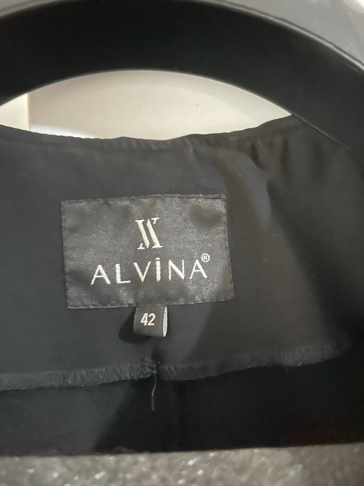 Alvina Siyah Fermuarlı  Ferace - Görsel 2