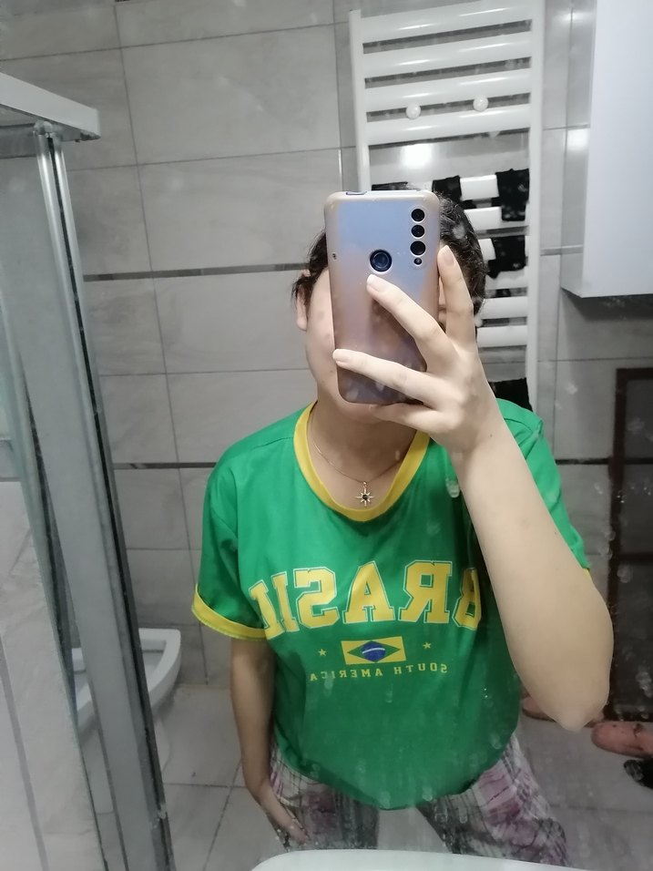 Yeşil Brazil Baskılı Kadın Tişört - Görsel 2