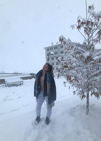 Gri melaj eşofman içi pamuklu - Görsel 2