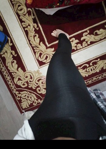 Siyah Streç Tayt - Görsel 2