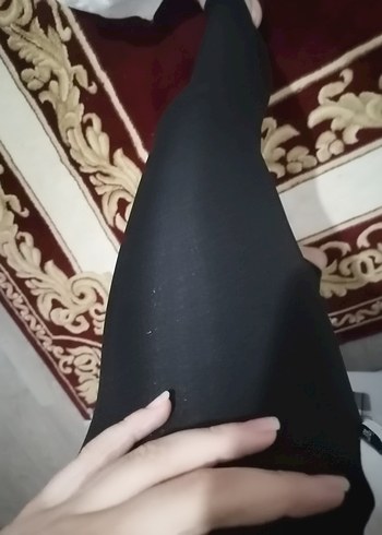 Siyah Streç Tayt - Görsel 3