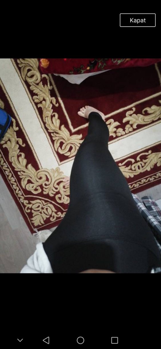 Siyah Streç Tayt - Görsel 2