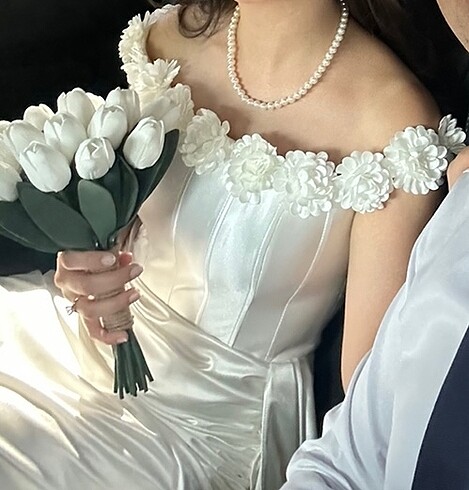 Diğer Nikah- nişan elbisesi saten
