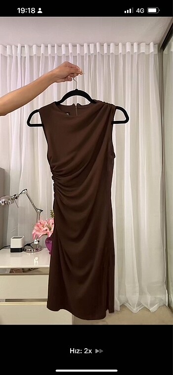 s Beden Zara drape elbise