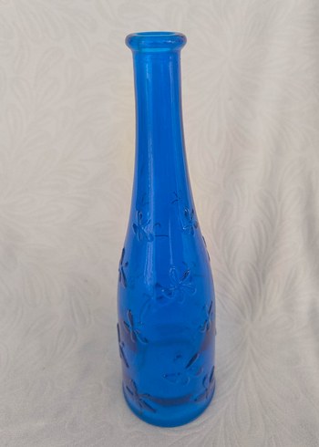 Mavi ve Şeffaf Renkli Vazo Seti - Görsel 3