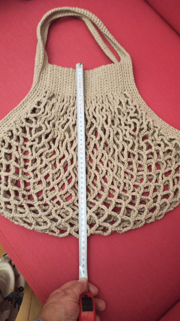 Bej Dantel Detaylı Örgü Kadın Çanta - Görsel 3