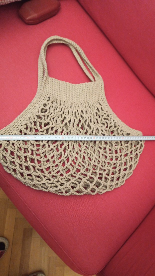 Bej Dantel Detaylı Örgü Kadın Çanta - Görsel 2