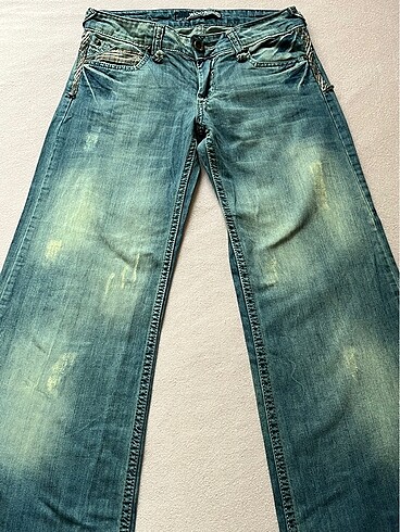 dusuk bel 2000s jean