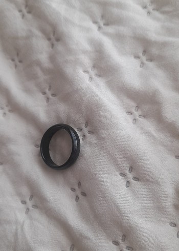 Diğer Siyah Elastik Minimalist Kadın Yüzük
