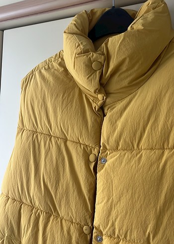 s Beden sarı Renk Bershka Sarı Şişme Yelek