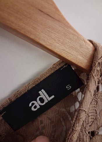 Dantel Detaylı Kahverengi midi Abiye Elbise - Görsel 2