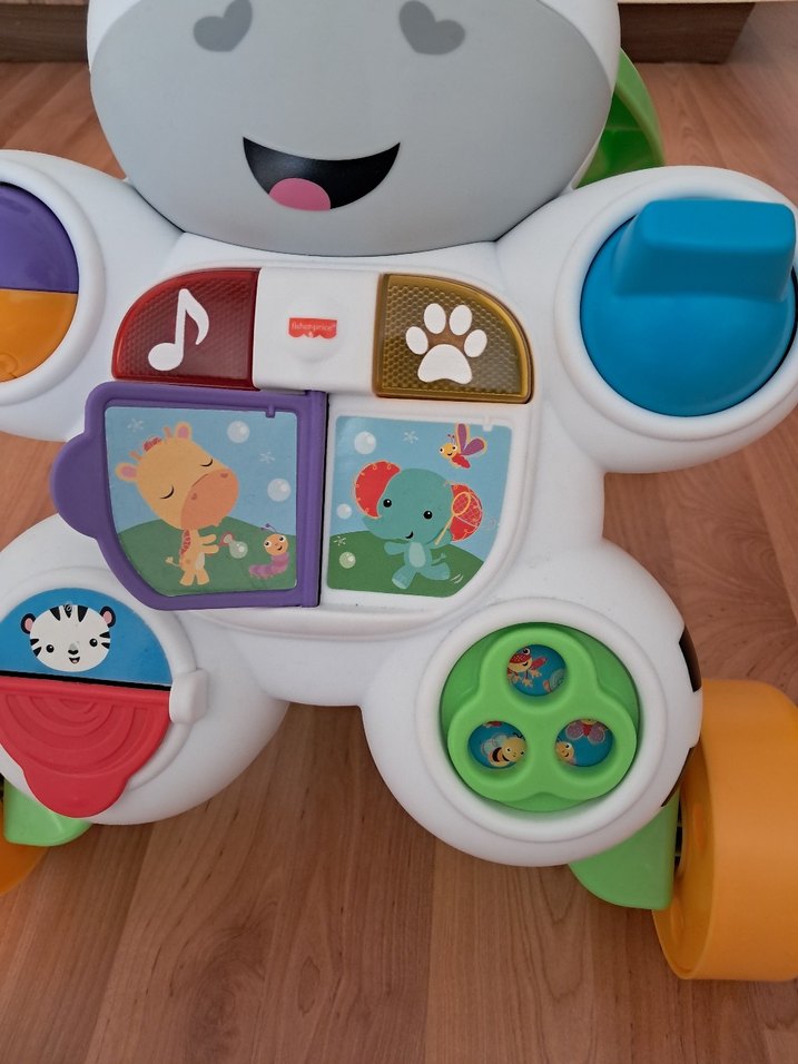 Renkli Zebra Desenli Bebek Yürüyüş Yardımcısı - Görsel 3