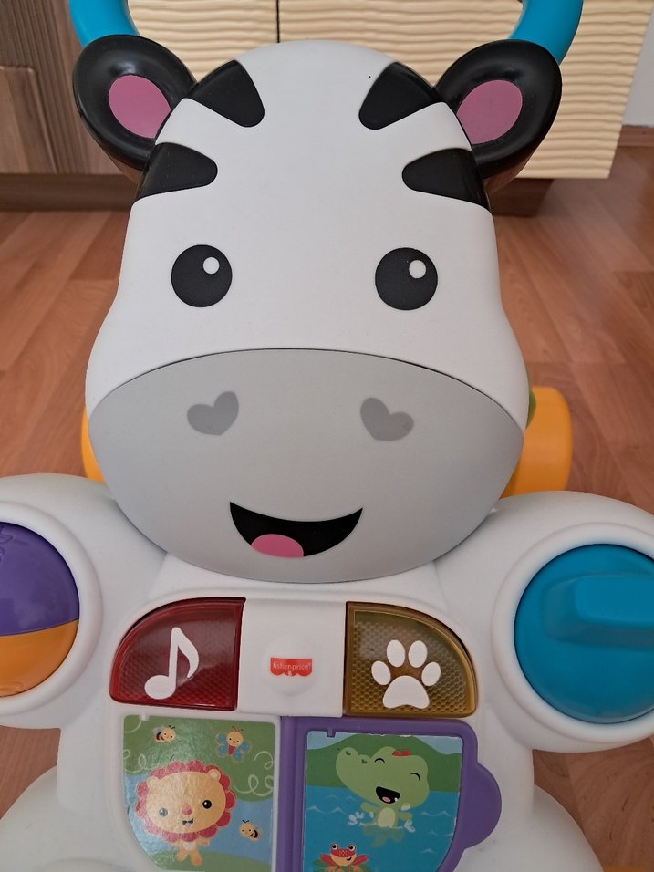 Renkli Zebra Desenli Bebek Yürüyüş Yardımcısı - Görsel 5