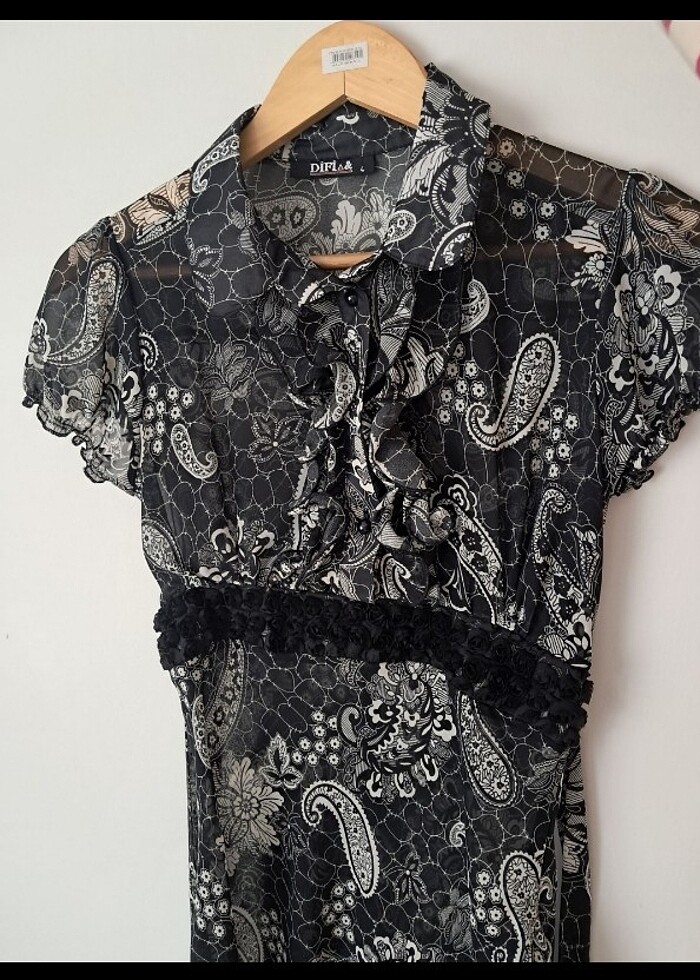 Şifon bluz - Görsel 3