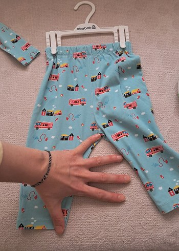 Erkek Çocuk Renkli Baskılı Pijama Takımı(9ay-74cm) - Görsel 4