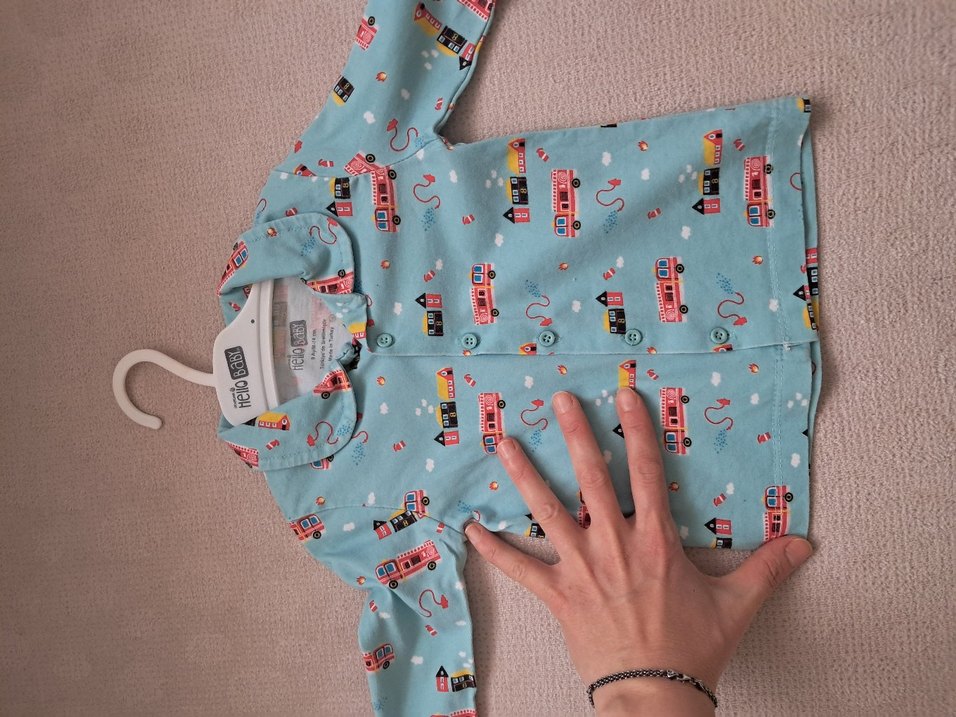 Erkek Çocuk Renkli Baskılı Pijama Takımı(9ay-74cm) - Görsel 3