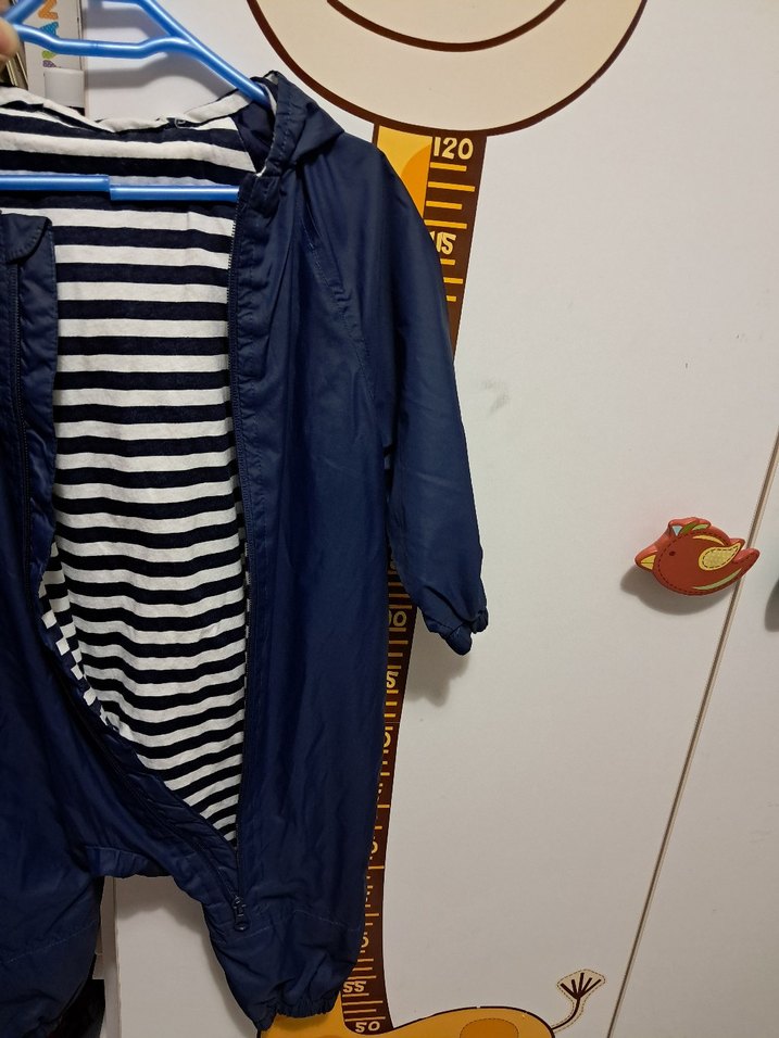 Koyu Mavi Bebek yağmurluk - Görsel 4