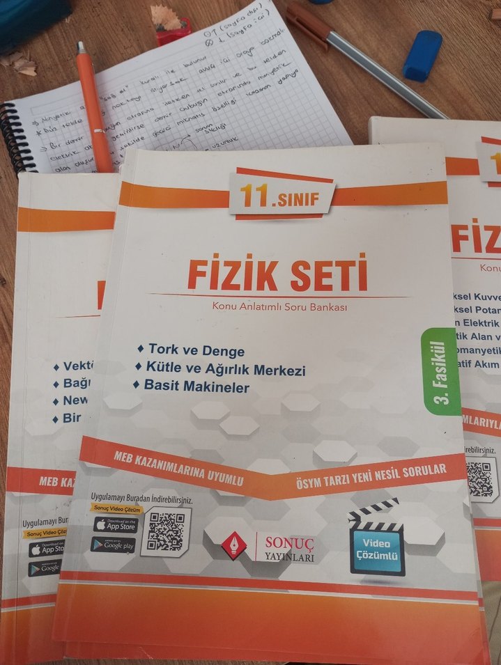 11. Sınıf Fizik Seti Konu Anlatımlı Soru Bankası - Görsel 3