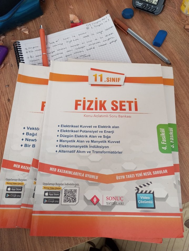 11. Sınıf Fizik Seti Konu Anlatımlı Soru Bankası - Görsel 4
