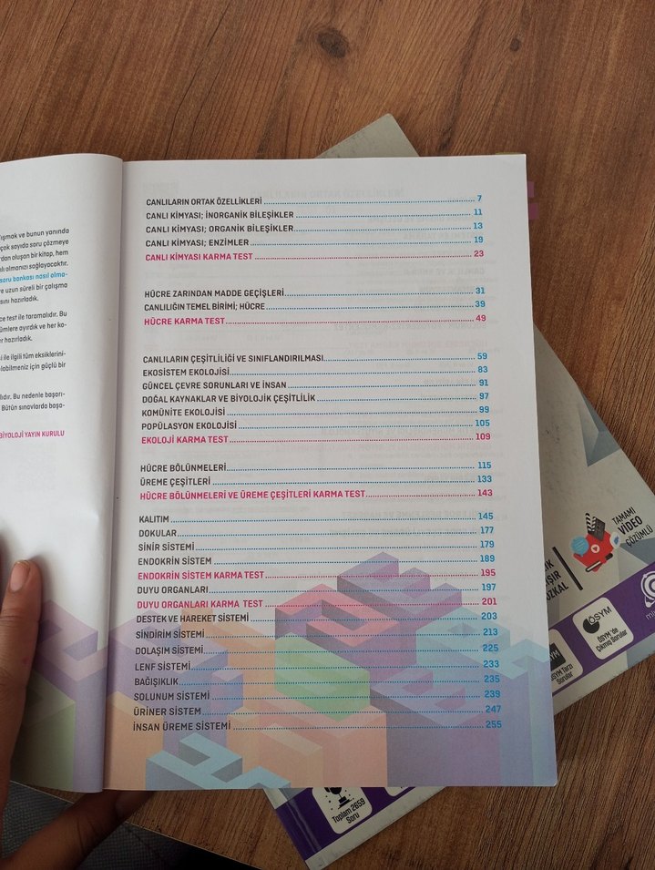 TYT/AYT Biyoloji Soru Bankası - Supara - Görsel 2