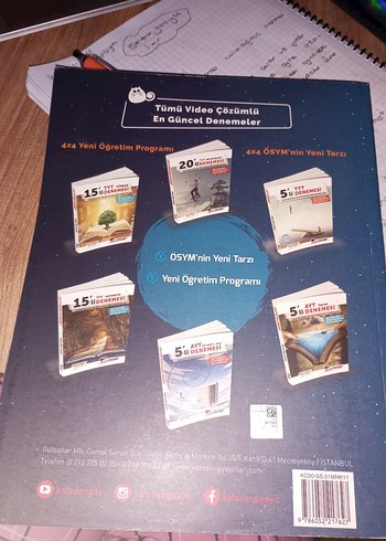 KafaDengi AYT Üç Aşamalı Matematik Soru Bankası - Görsel 2